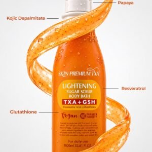 Lightening Sugar Scrub Body Bath with TXA & Glutathione | SKIN PREMIUM TXA